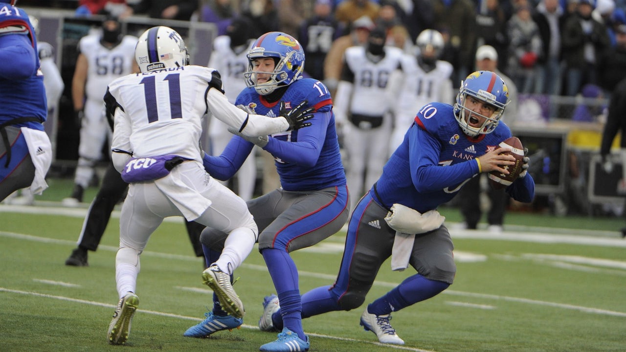 Jayhawks put No. 5 TCU to test in 34-30 loss